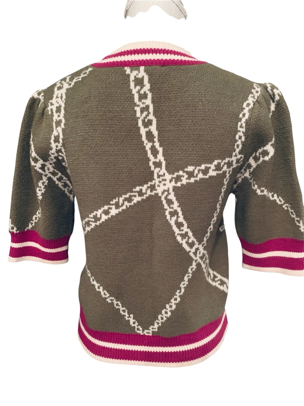 THML💕NWT! SHORT SLEEVE, ROUND NECK, KNIT SWEATER. EXCELLENT CONDITION! - Picture 4 of 11
